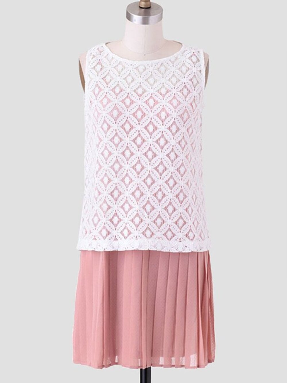Drop Waist Lace slip dress